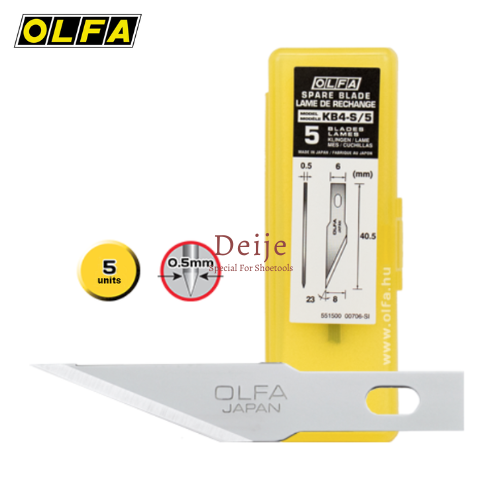 Lưỡi dao thủ công Nhật OLFA KB4-S/5 (5 lưỡi dao)