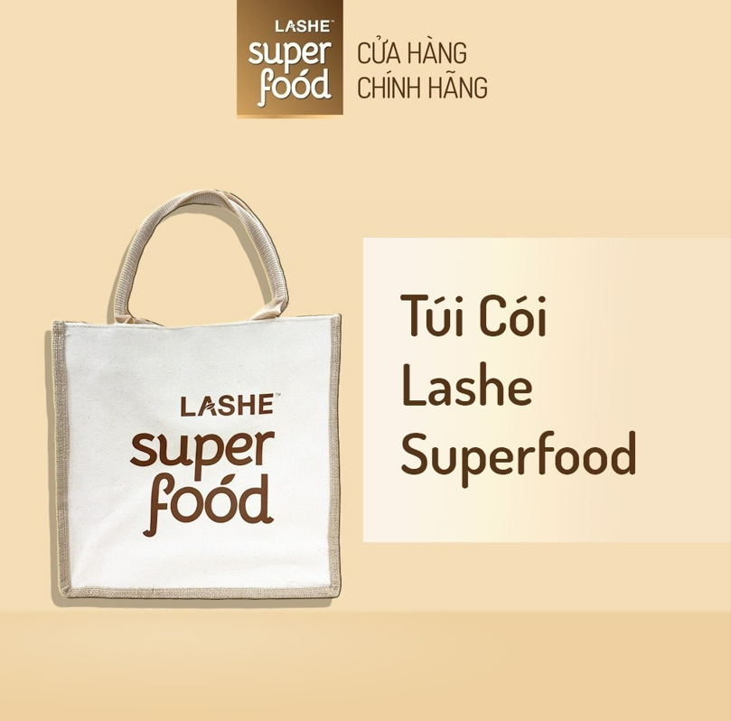 [Hàng tặng không bán] Túi Cói Lashe Superfood