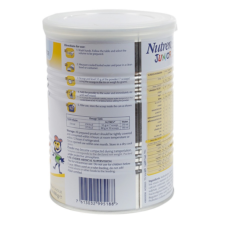 Sữa Bột Nestlé Nutren Junior 400g - 800g