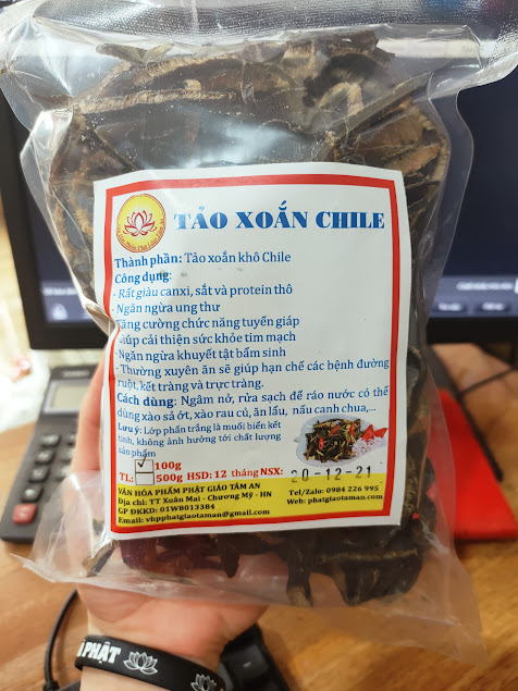 Tảo Xoắn Chile 100g
