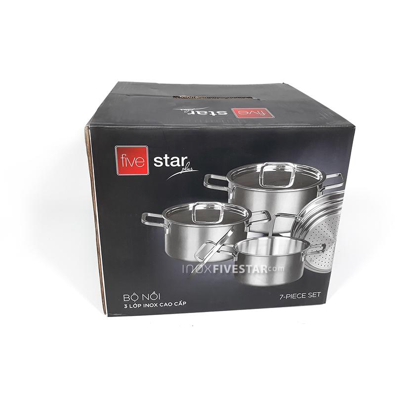 BỘ 4 FIVESTAR INOX 304 CÓ XỬNG HẤP