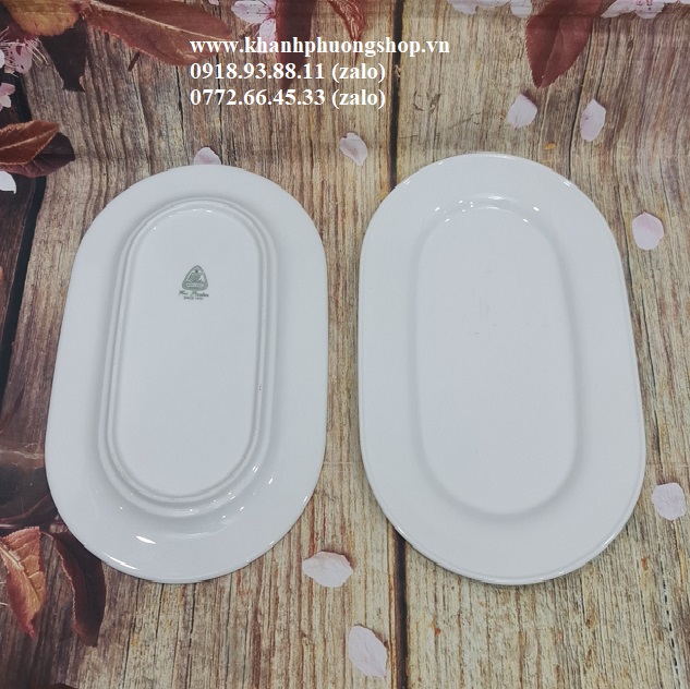 dĩa oval sứ Minh Long - dĩa oval sứ minh long