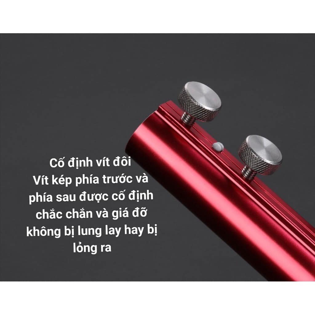 Chân cắm đất chống cần tay xoay 360 xanh/đỏ