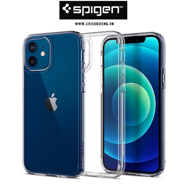 [HCM]Ốp Spigen iPhone 12 Mini Ultra Hybrid - Trắng trong