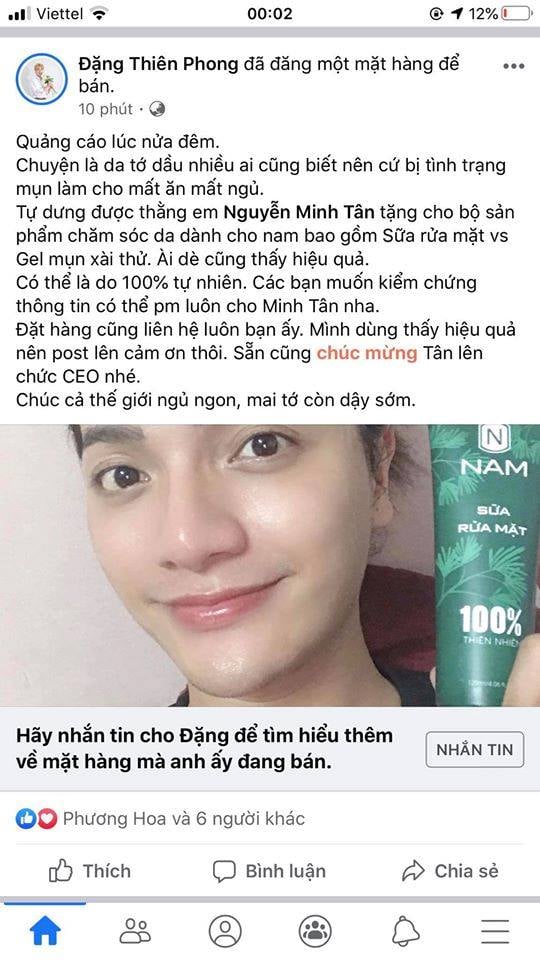 Combo Sạch Mụn Thâm Dưỡng Da Sáng Mịn NAM