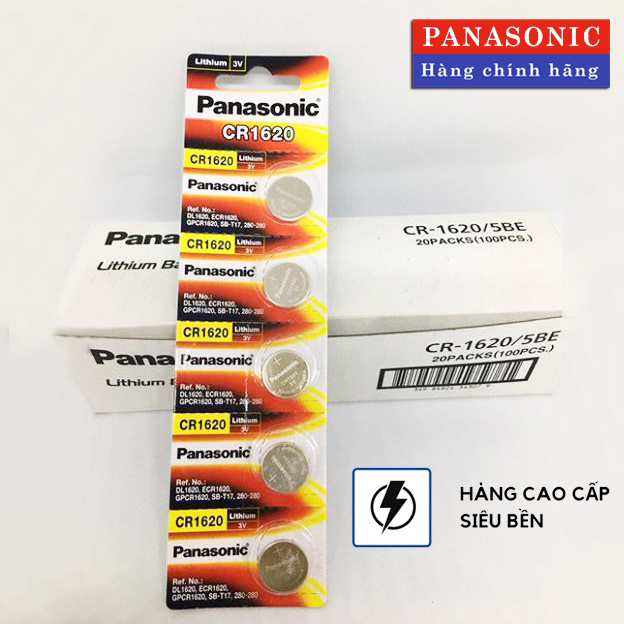 Pin CR1620 panasonic 3v, Pin Remote CR1620