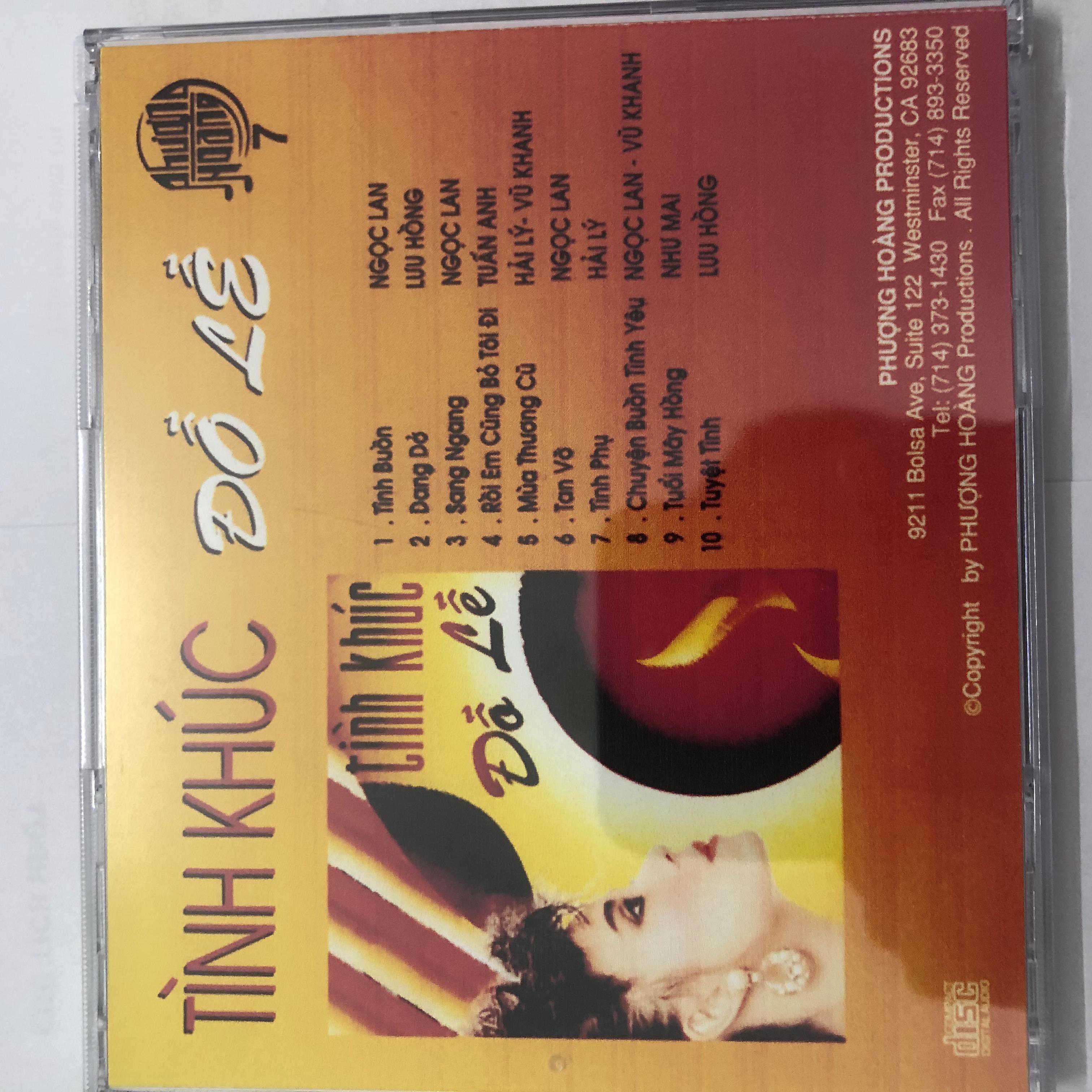 [HCM]Phượng Hoàng CD 07 : Tình Khúc Đỗ Lễ