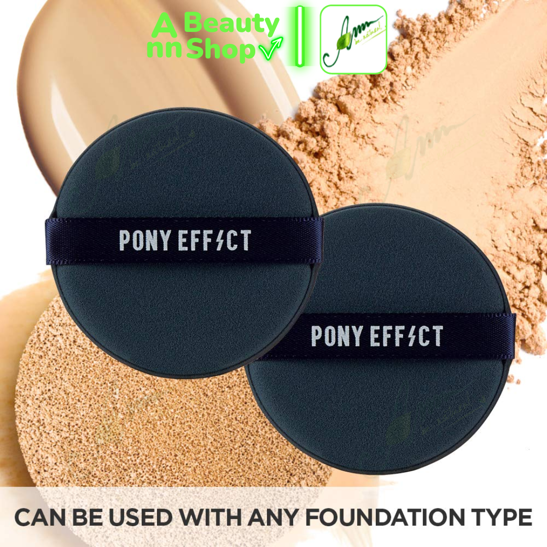Set 2 Bông Đánh Cushion Pony Effect Smooth Dough Puff