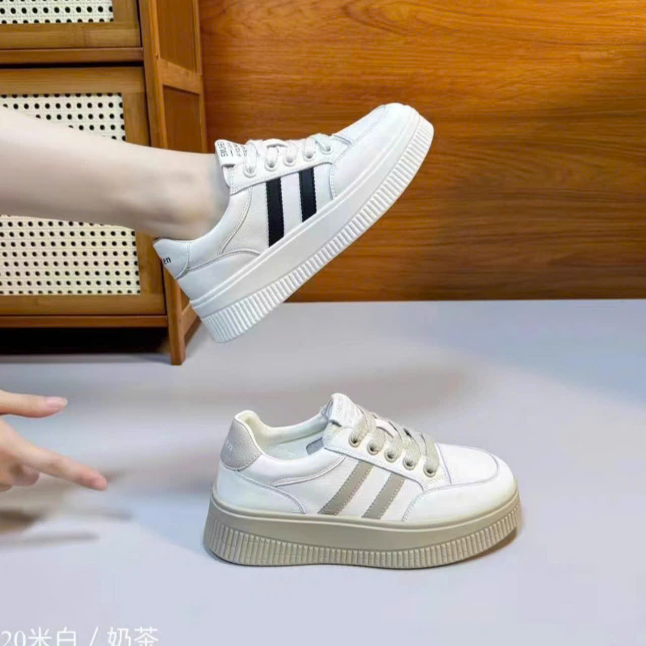 Giầy Thể Thao Nữ Độn Đế 5cm Hàng QCCC