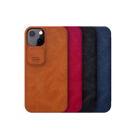 Bao da iphone 13/ 13 pro/ 13 pro max hiệu nillkin qin
