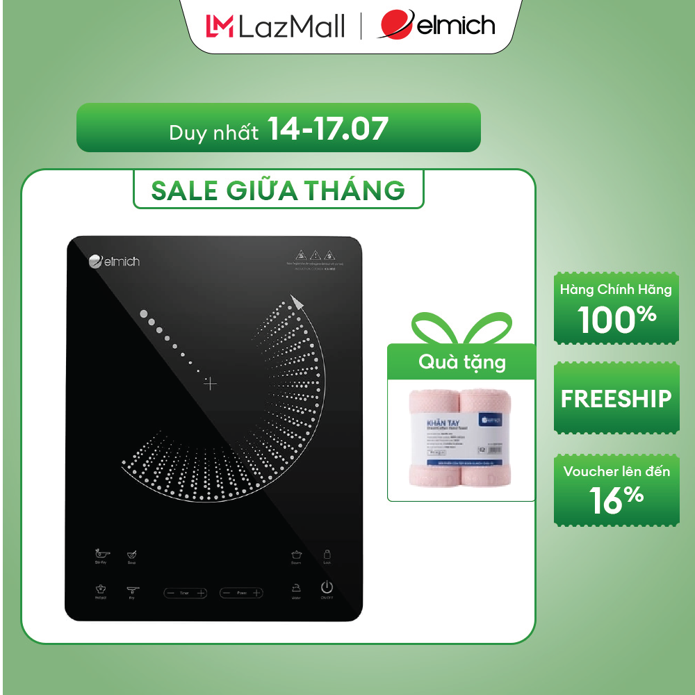 (SALE 5.5)Bếp điện từ Elmich ICE-1832