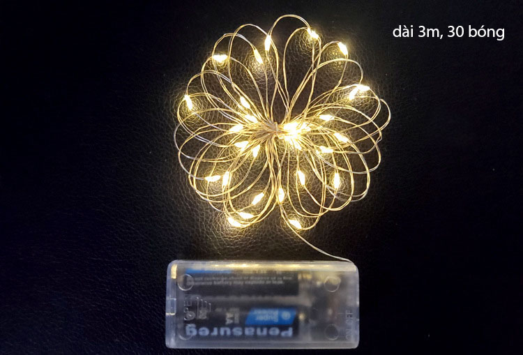 Đèn led dây trang trí chuẩn cắm USB hoặc pin AA