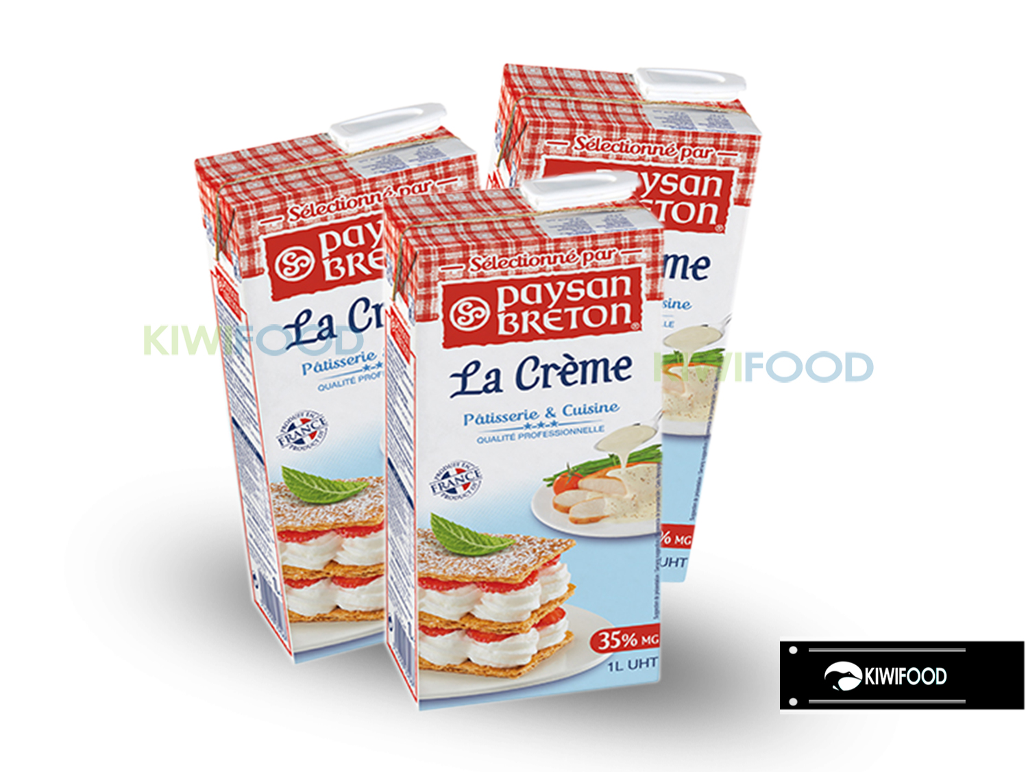 Kem Whipping cream hiệu paysan breton hộp 1L