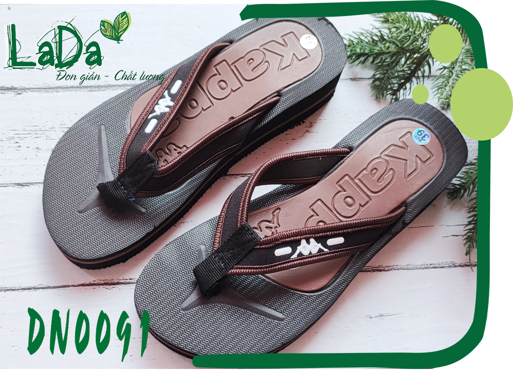 Dép Xỏ Ngón Nữ Cao 3 Phân Hình Đôi Tình Nhân [DN0091]