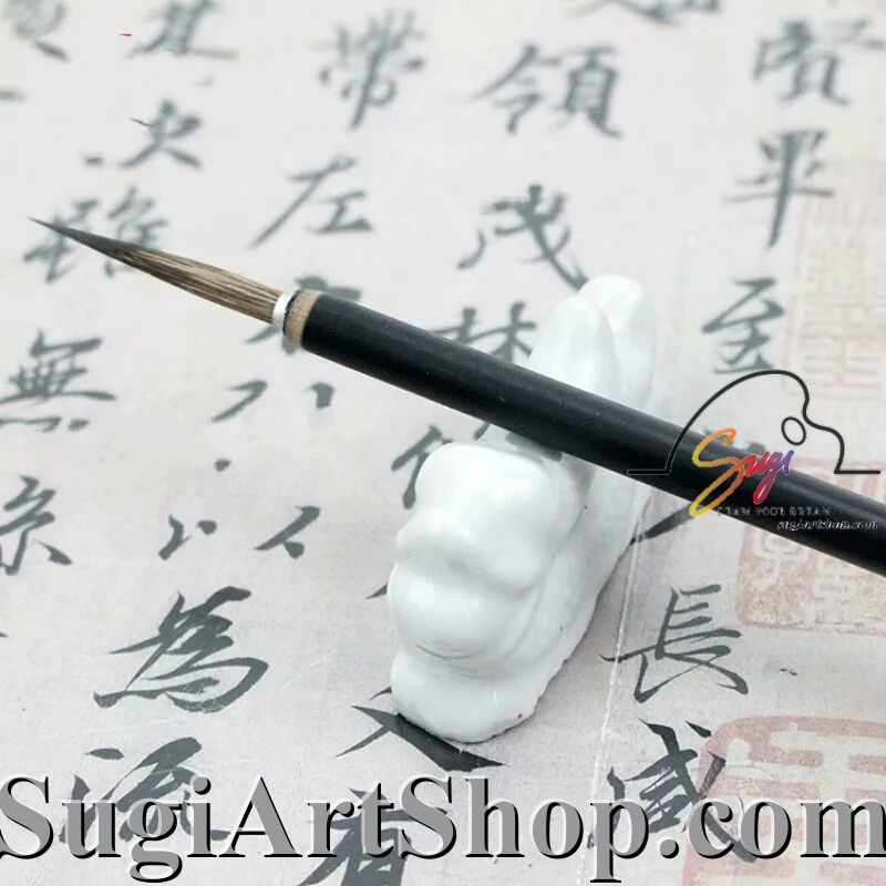 [SUGI ART SHOP] Cọ Tỉa Nét, Cọ Thư Pháp Đen Lông Mềm (2 SIZE)