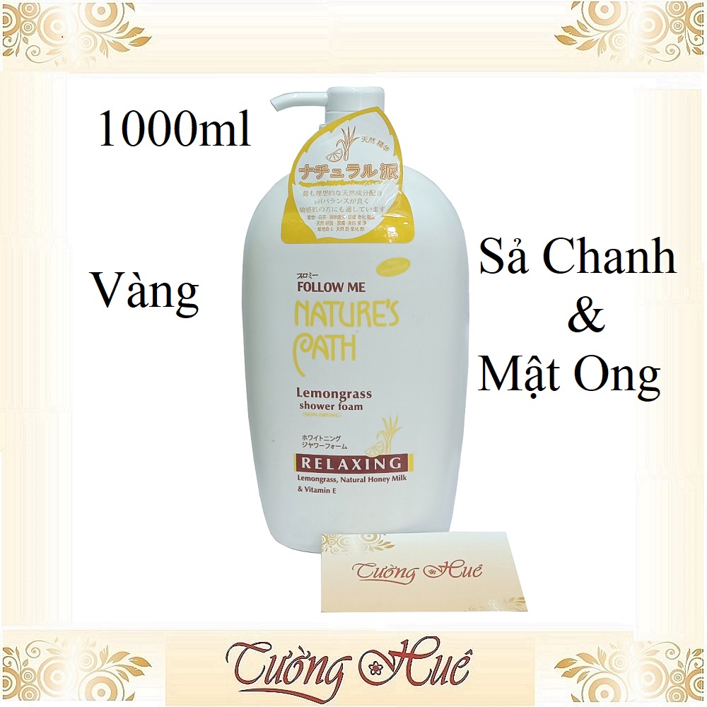 Sữa Tắm Dưỡng Da FOLLOW ME Nature's Path - 1000ml ( Có lựa chọn )