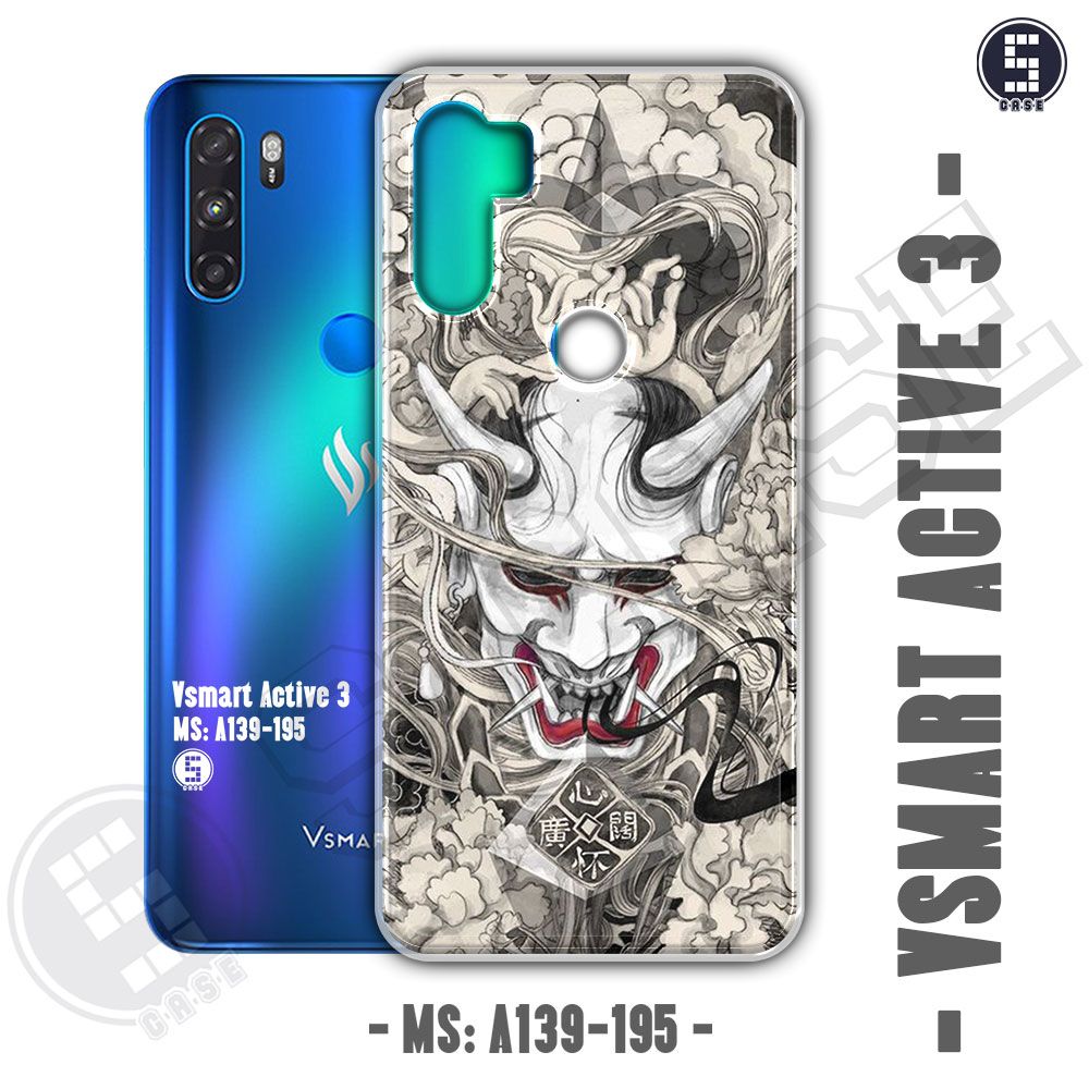 Ốp cho Vsmart Active 3 hình Quỷ Nhật 3 A139-195