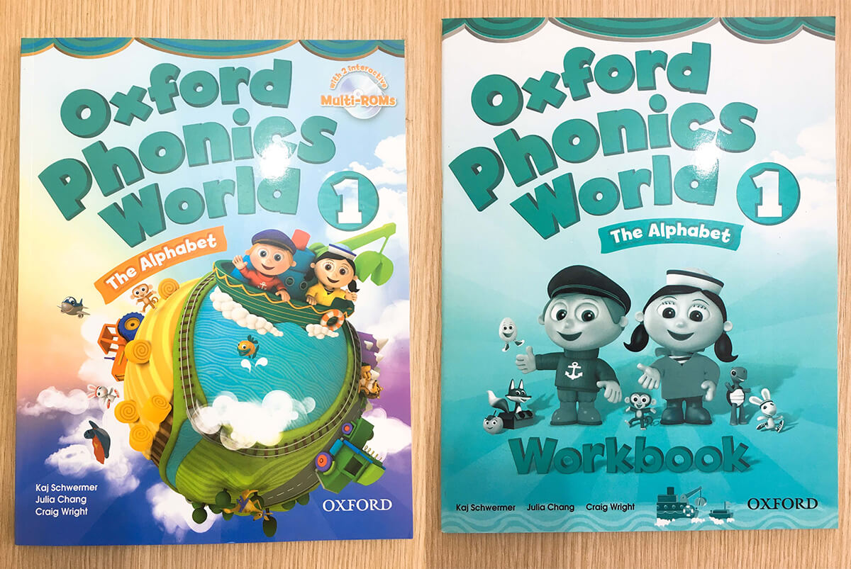 [Bán lẻ - Sách In Chất lượng cao] Oxford Phonics World (Level 1-5): 2 Books /Level