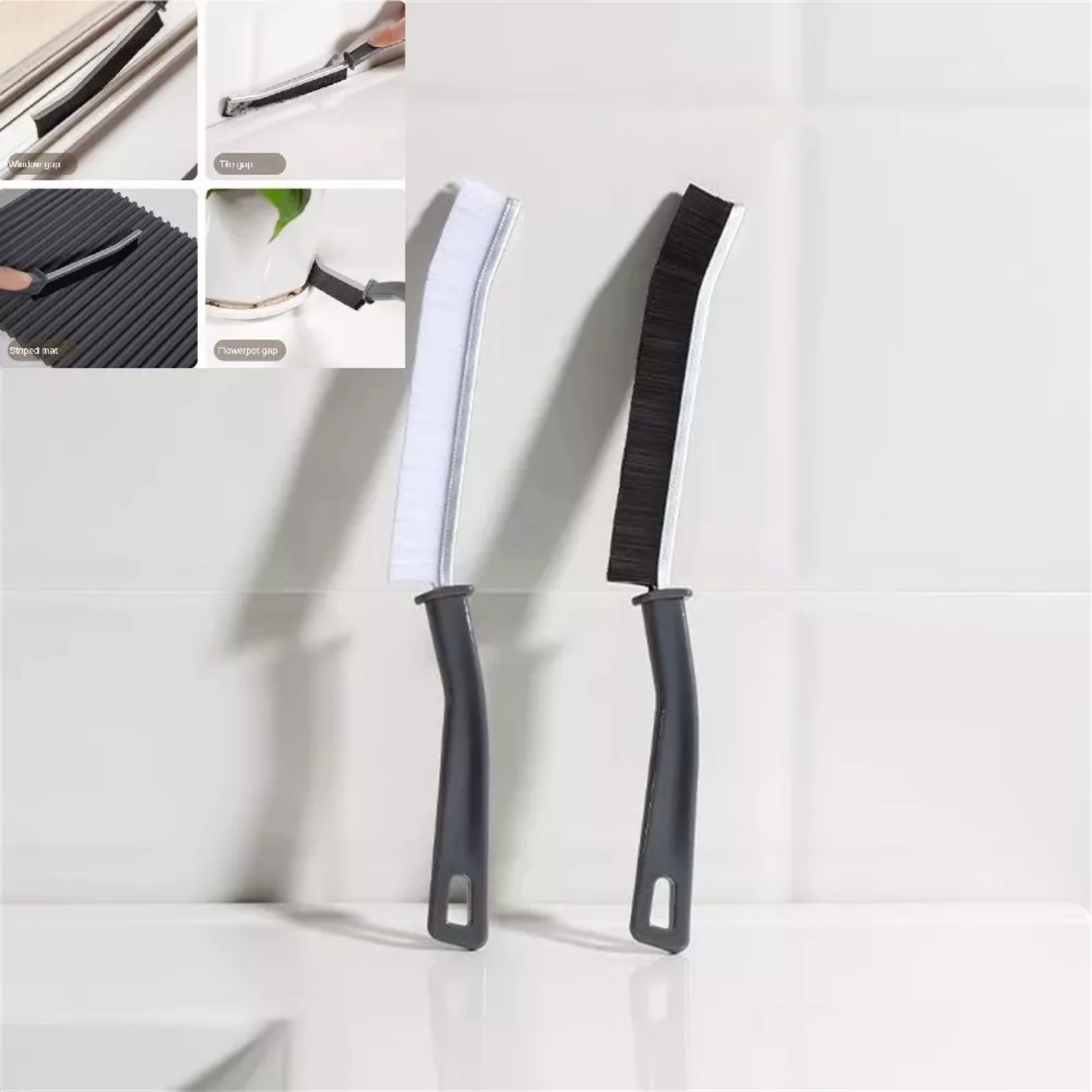 Bàn Chải Mini Vệ Sinh Khe Hở Góc Tường / Sàn NHà Tắm Đa Năng Tiện Dụng