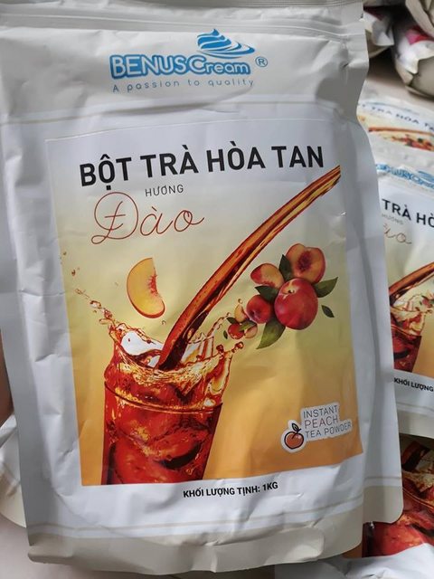 Bột Trà Đào Hoà Tan