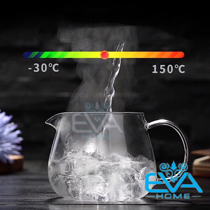 [HCM]Bình Quai Thuỷ Tinh Miệng Rót Chịu Nhiệt  550 Ml