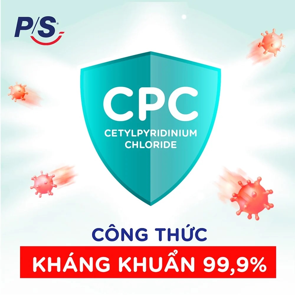 Nước súc miệng P/S Pro Complete kháng khuẩn 99.9% size 130ml