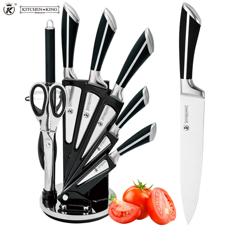 Bộ Dao , Bộ Dao Kéo Nhà Bếp Đa Năng Thép Kháng Khuẩn Cao Cấp Kitchen King