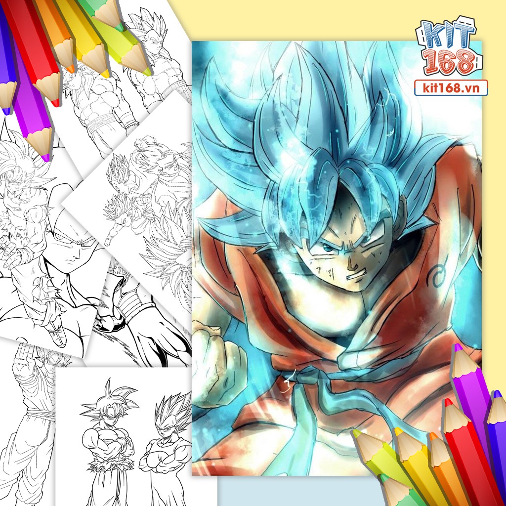Tranh tô màu dragon ball ttm-0022