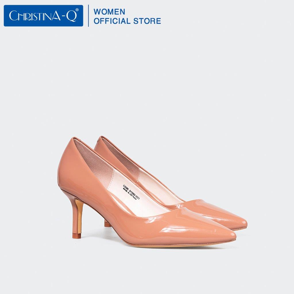 Giày Nữ Cao Gót Bít Mũi Nhọn ChristinA-Q GBN320