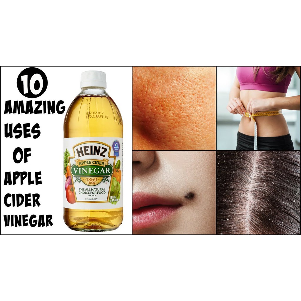 [HSD: 09/01/2026] Giấm Táo HEINZ 946ml (Chai Nhựa Lớn Mới)