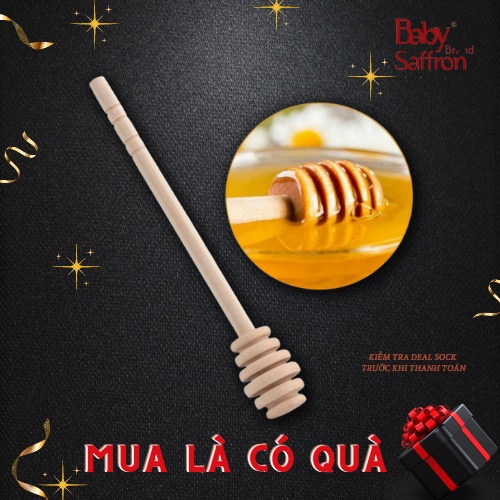 Que khuấy gỗ lấy mật ong