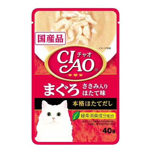 Pate cho mèo Ciao đủ vị, Pate Ciao cho chó mèo túi 60gr