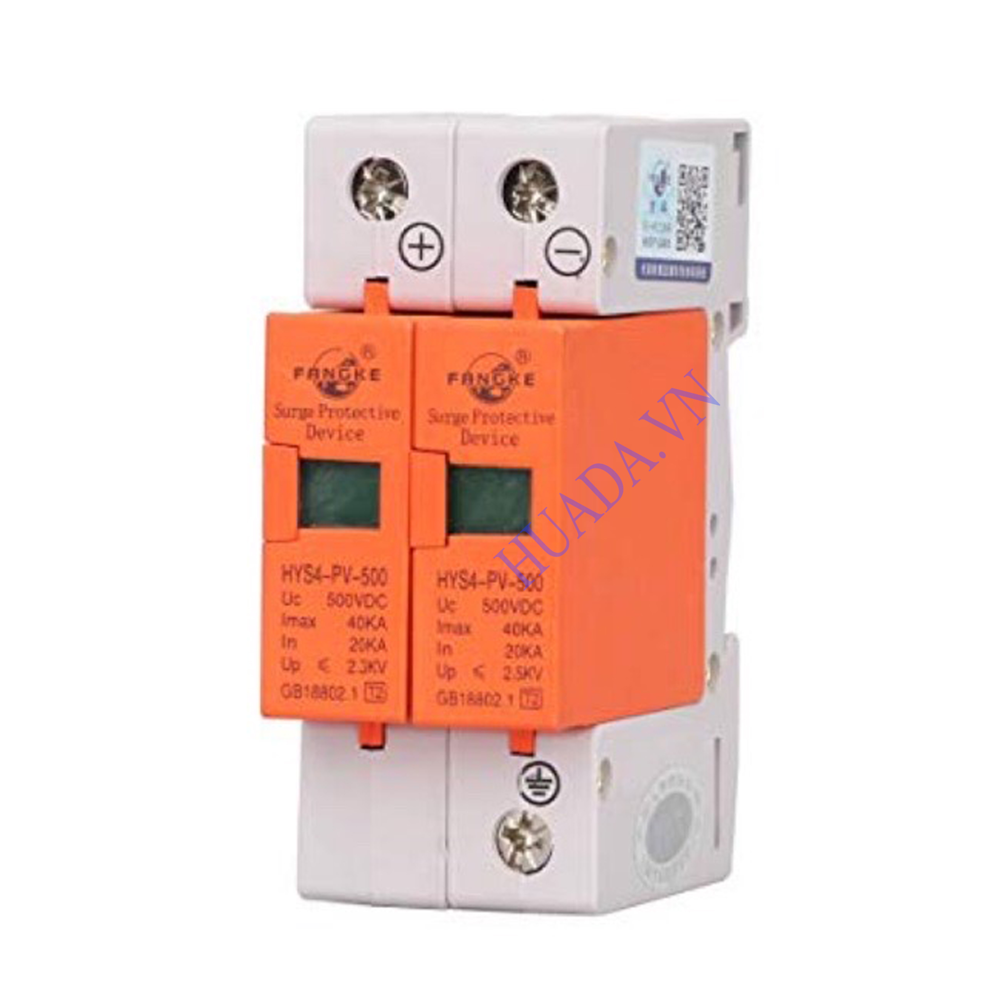 Thiết bị chống sét lan truyền DC 1000V - 2 pha