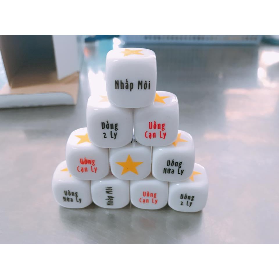 [HCMC] Tet holiday funny beer 2 PCs dice toy combo