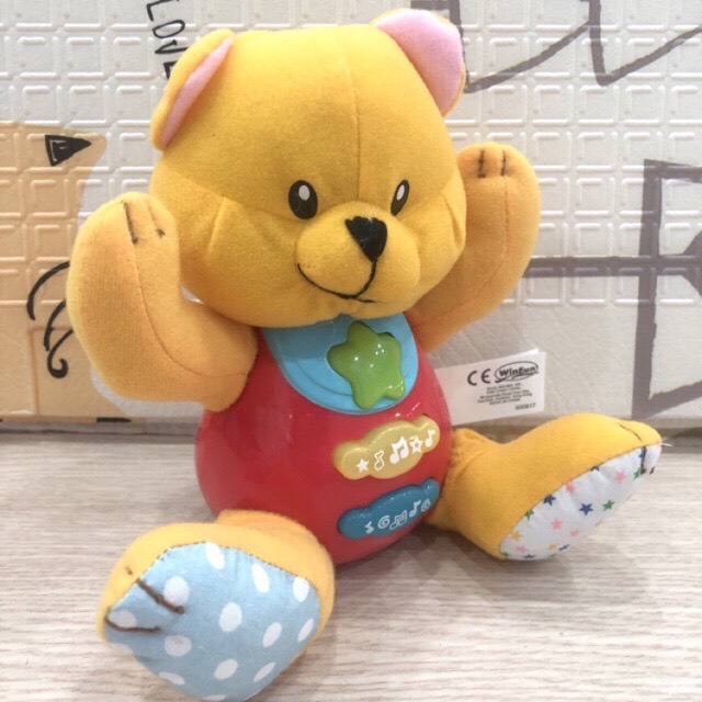 Đồ chơi hình gấu bear có nhạc hiệu Winfun 0617