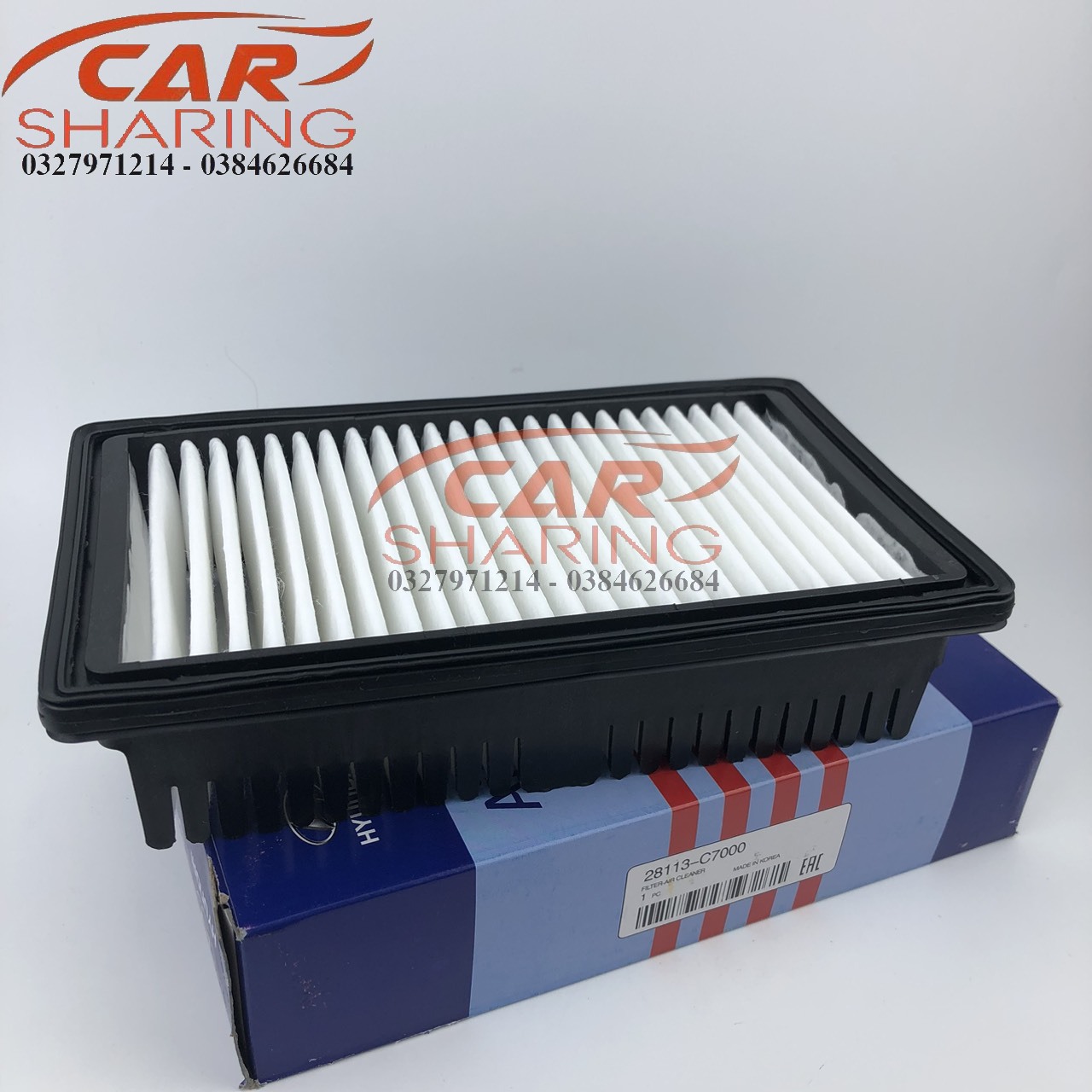 Lọc gió động cơ xe Accent (2018-nay), Sonet, Carens(22-nay), I20 Active (Mã: 28113C7000/28113C8000/28113F9100)