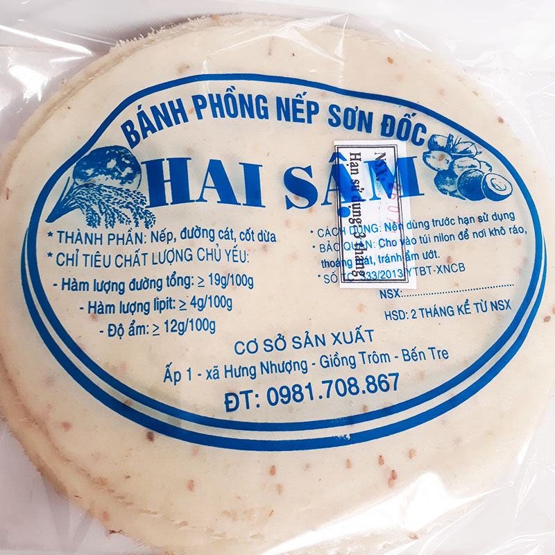 BÁNH PHỒNG NẾP BƠ SỮA 20 CÁI