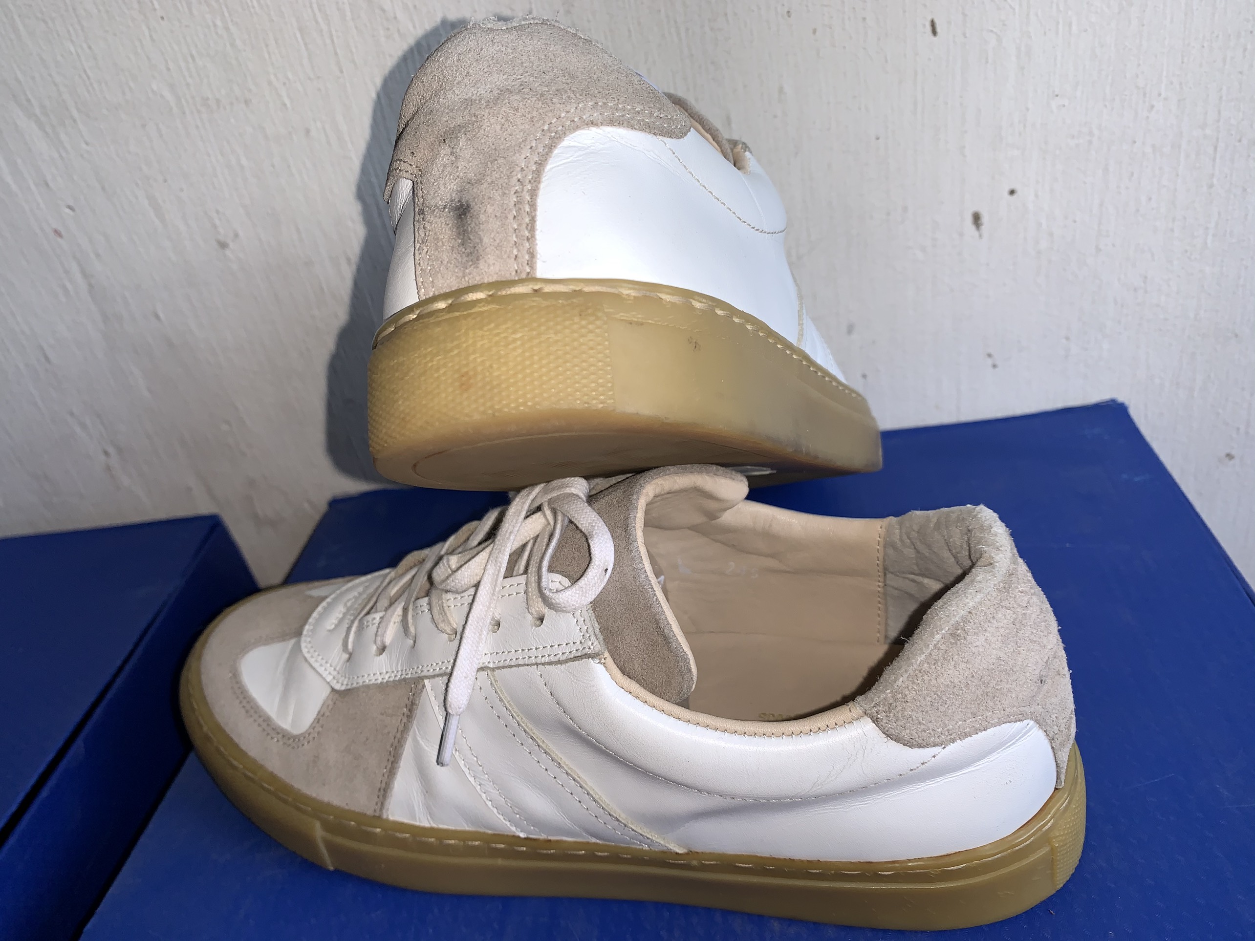 Giày da dáng thể thao size 39 mang vừa hàng si