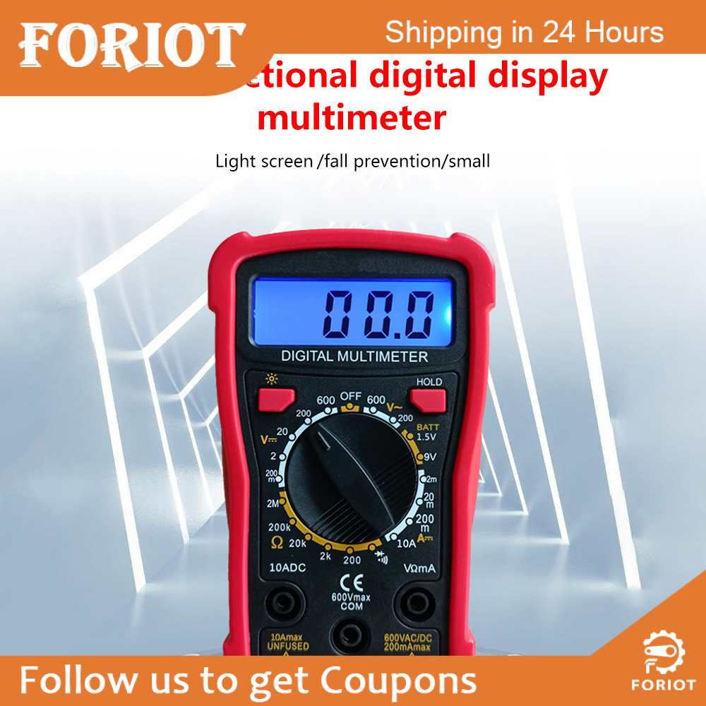 SHXZ diymore Digital Multimeter DC AC Voltmeter Ohm Volt Amp Test Meter and Continuity Test Diode Voltage Tester for Battery Test