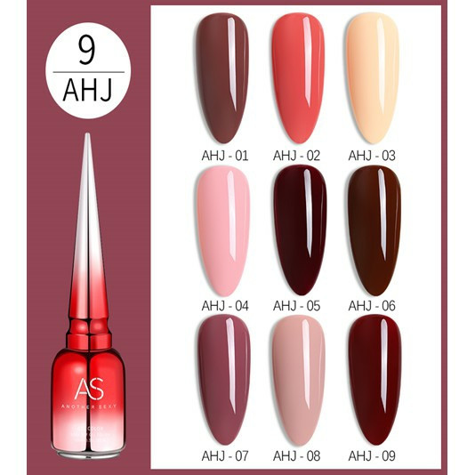 Sơn gel As mã AHJ 15ML - chai đỏ
