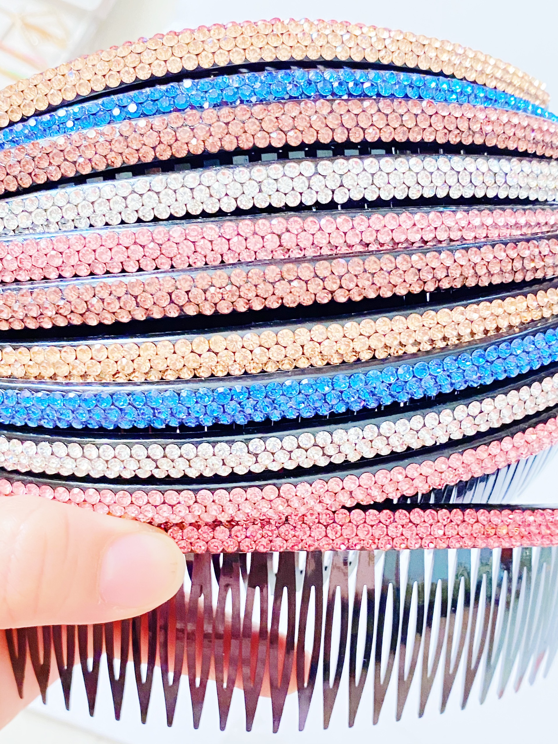 Cài tóc đính đá sang trọng-được chọn màu