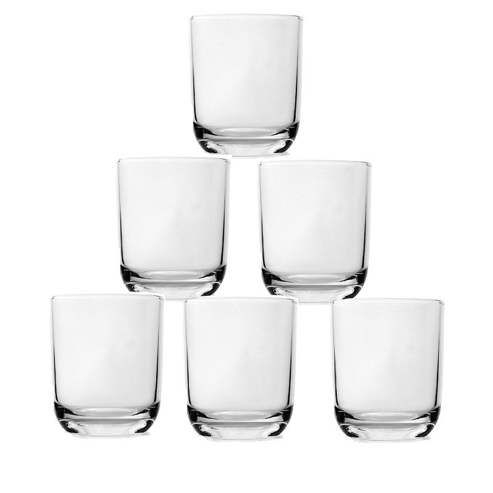 Bộ 6 ly cốc thủy tinh bầu lùn 200ml, ly uống trà đá, cafe, nước