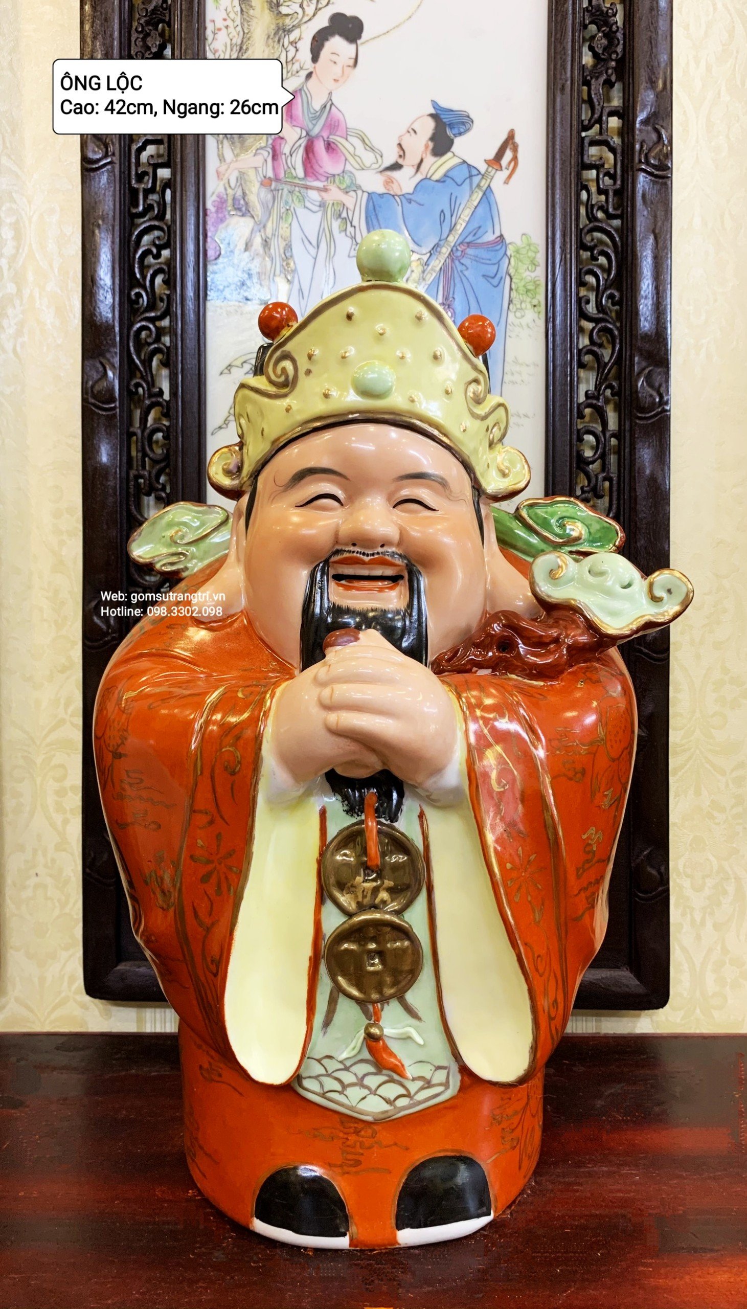 TƯỢNG TAM ĐA PHÚC LỘC THỌ