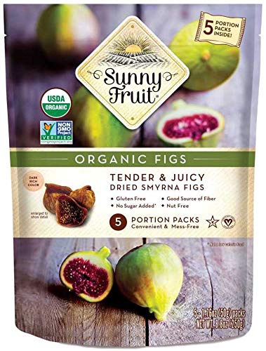 Turkish Dried Figs - Sunny Fruit - 1.76oz Portion Packs per Bag