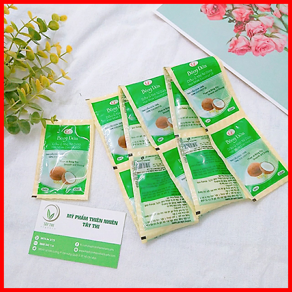 [HCM]Dầu Ủ Tóc Từ Dừa Cửu Long 1 Gói