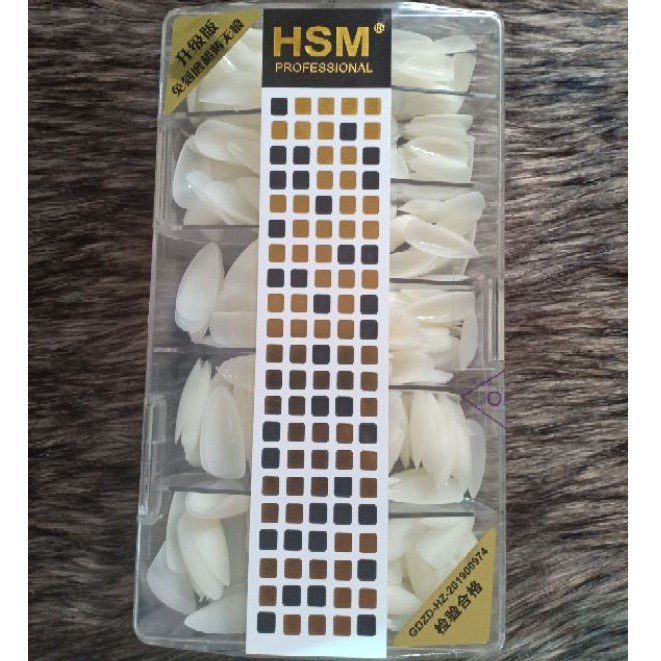 Móng úp HSM nhám nhọn bầu ( chuẩn Fom)