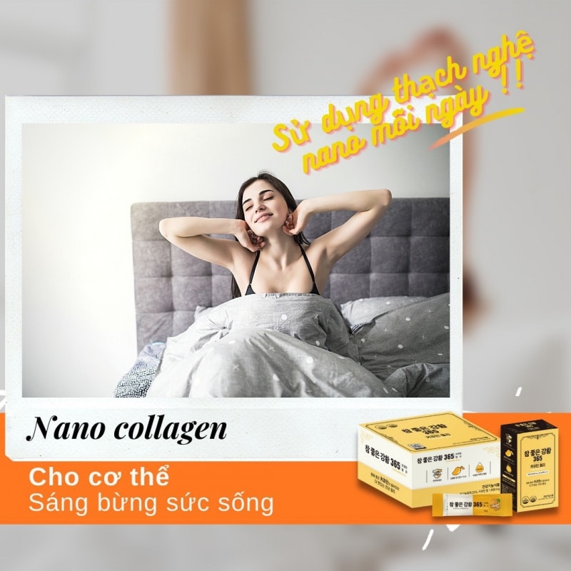 Thạch Nghệ Nano Collagen  Curcumin 365 Hàn Quốc