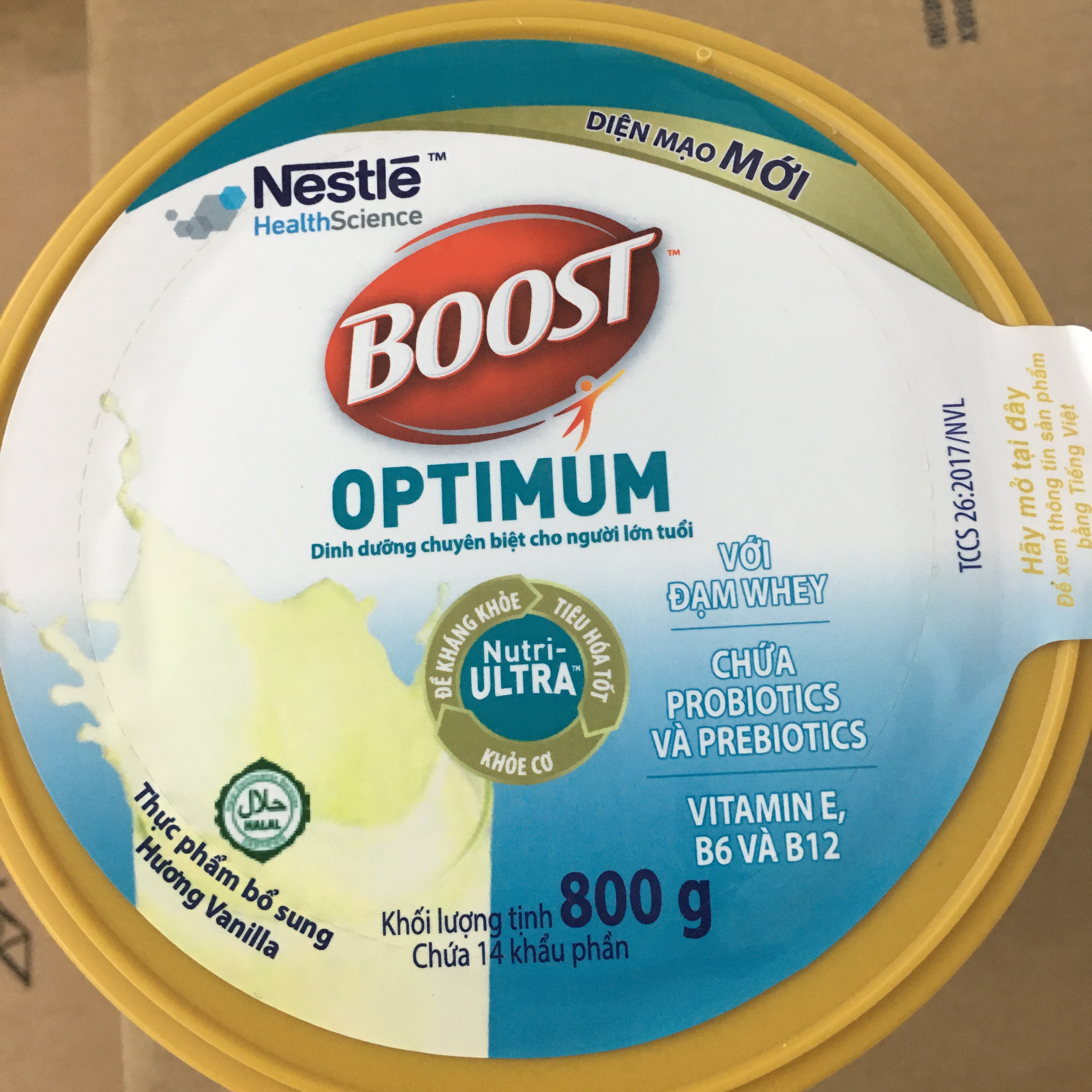 Sữa Boost Optimum 800g dinh dưỡng cho người lớn