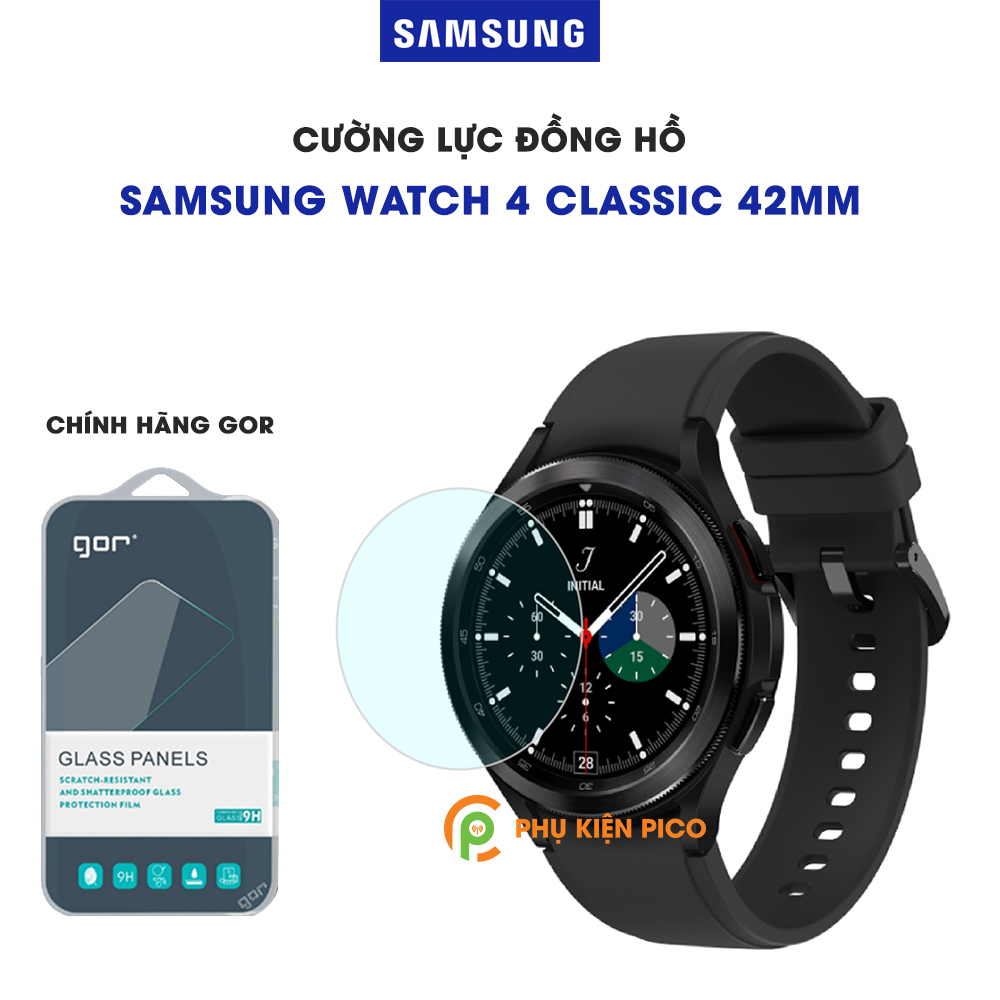 Cường lực Samsung Galaxy Watch 4 Classic 42mm / Watch 5 Pro full màn hình chính hãng Gor - Dán màn hình đồng hồ Samsung Watch 4 Classic 42mm