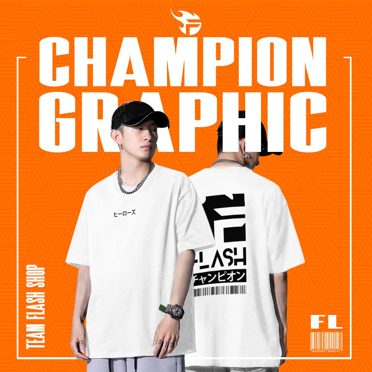 ÁO THUN TEAM FLASH CHAMPION GRAPHIC